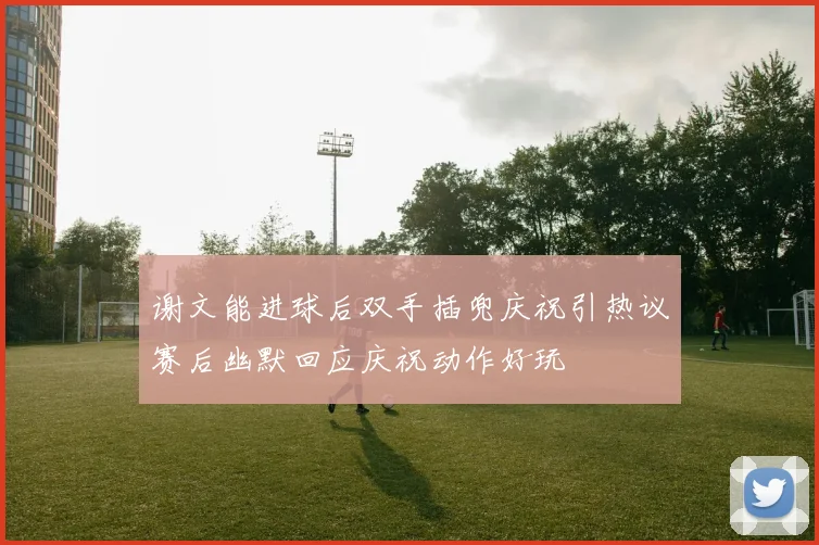 谢文能进球后双手插兜庆祝引热议赛后幽默回应庆祝动作好玩