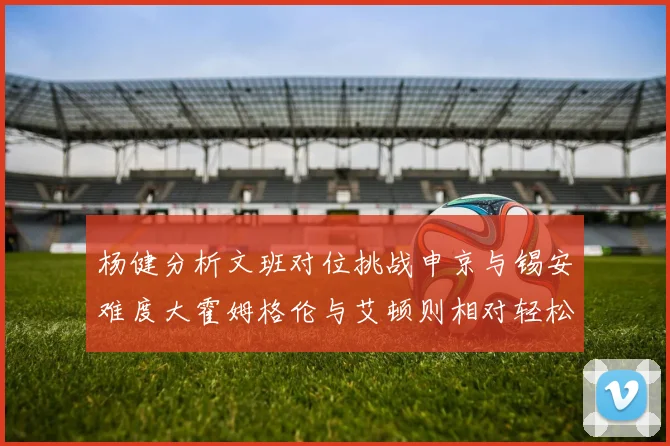 杨健分析文班对位挑战申京与锡安难度大霍姆格伦与艾顿则相对轻松
